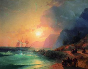 On The Island Of Crete — Ivan Konstantinovich Aivazovsky, Romanticism