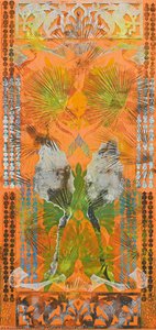 Entrance With Palms — Philip Taaffe