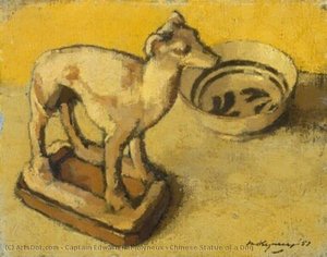 Chinese Statue Of A Dog — Captain Edward H. Molyneux