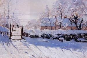 The Magpie — Claude Monet