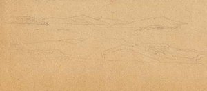Cursory Sketch Of Landscape 1 — Nicholas Roerich, Symbolism