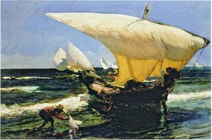 On The Coast Of Valencia — Joaquín Sorolla Y Bastida, Impressionism