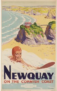 Newquay On The Cornish Coast — Maurice William Greiffenhagen