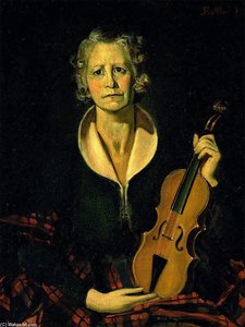 Woman With Violin — Balthus