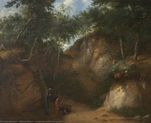 Landscape With Two Artists — William Elford