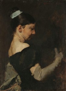 The Grey Glove — Columbano Bordalo Pinheiro, Contemporary Realism