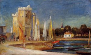 The Port Of Rochelle — Pierre-auguste Renoir