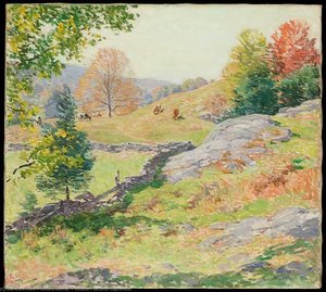 Hillside Pastures-september — Willard Leroy Metcalf
