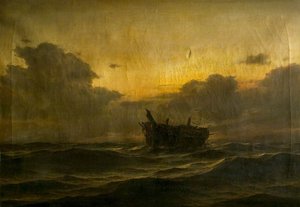 The Derelict, Morning After A Storm — Laurits Bernhard Holst, Romanticism