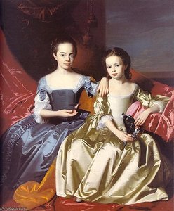 Mary Macintosh Royall And Elizabeth Royall — John Singleton Copley