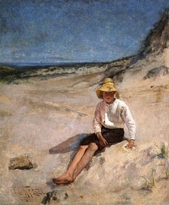 Boy On The Beach — Edmund Charles Tarbell