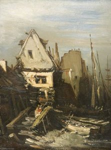 The Norman Port — Eugène Louis Gabriel Isabey, Romanticism