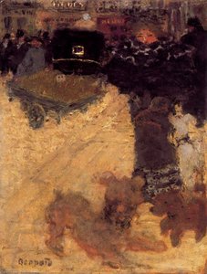 Scene In The Street Or Place Clinchy — Pierre Bonnard