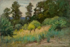 Springtime In The Forest-the Orchard — Theodore Clement Steele