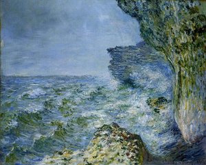 The Sea At Fecamp — Claude Monet, Impressionist Landscape