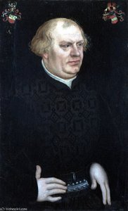 Portrait Of A Man, Probably Johann Feige — Lucas Cranach The Elder