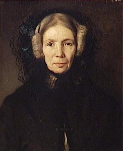 Portrait D'une Femme Agee — Louis Boulanger