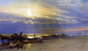 On The Inlet, Atlantic City, New Jersey — William Trost Richards
