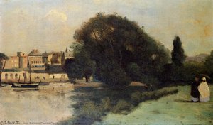 Richmond Near London — Jean-baptiste-camille Corot