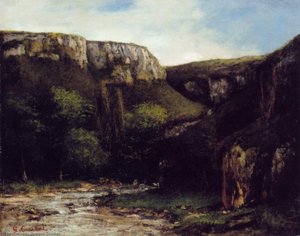 The Gorge — Gustave Courbet, Realism
