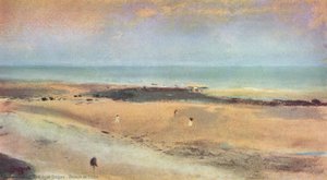 Beach At Ebbe — Edgar Degas