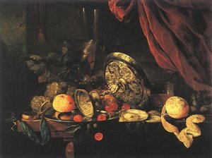 Still-life 2 — Jan Davidszoon De Heem Or Johannes De Heem Or Johannes Van Antwerpen Or Jan Davidsz De Hem, Baroque