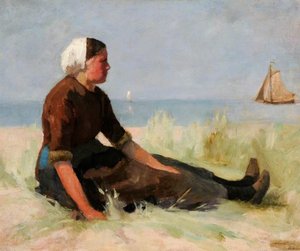 A Fisher Girl — Hendrik Willem Mesdag