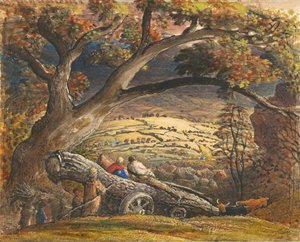 The Timber Wain — Samuel Palmer, Romanticism