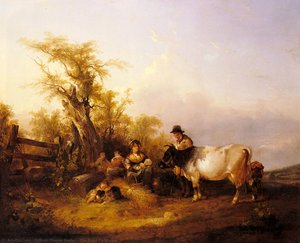 The Road To Market — William Shayer Senior