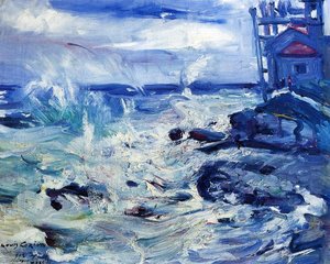 Storm At Capo D'ampeglio — Lovis Corinth