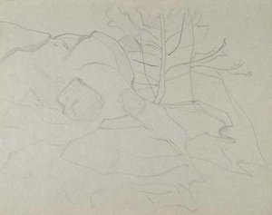 Sketch Of Landscape 14 — Nicholas Roerich, Expressive Sketching