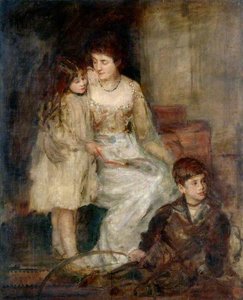 Mrs Walker and her Children
