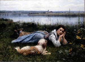 Reverie — Daniel Ridgway Knight