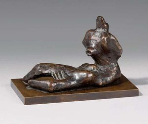 Reclining Figure; Flint — Henry Moore