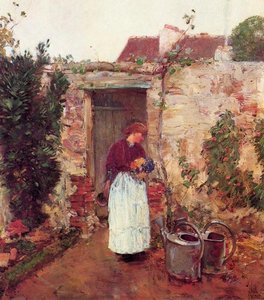 The Garden Door — Frederick Childe Hassam