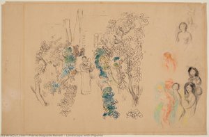 Landscape With Figures — Pierre-auguste Renoir