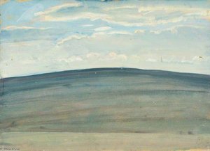 An Exmoor Landscape - — Sir Alfred James Munnings, Impressionism