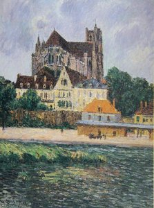 The Auxerre Cathedral — Gustave Loiseau