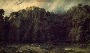 Une Mare Sous Bois — Paul Huet
