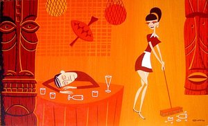 The Clean Up — Josh Agle (shag), Pop Surealism