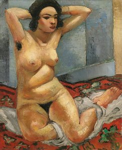 Nude Woman — Sava Šumanović, Cubism