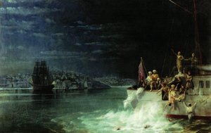 Night. Tragedy In The Sea Of Marmara — Ivan Konstantinovich Aivazovsky