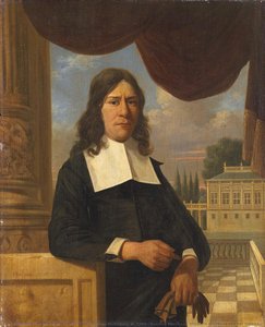 Nicolaes Eichelberg (d. 1699). Haarlem Merchant, Husband of Helena van der Schalcke, Job Adriaensz Berckheyde (attributed to), 1667