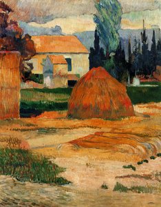 Haystack, Near Arles — Eugène Henri Paul Gauguin