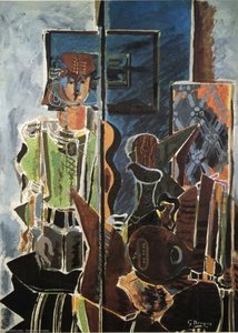 Woman With Book — Georges Braque, Cubist Exploration