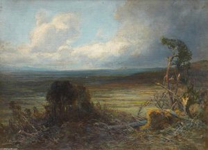 A Cloudy Day, Strathearn, Perthshire — John Smart