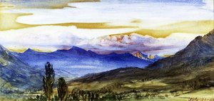 Val Di Cogne, Switzerland — John Edward Brett, Pre-raphaelite