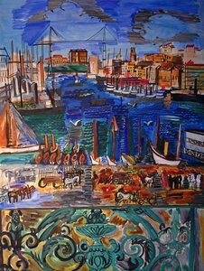 Sight Of Marseille — Raoul Dufy