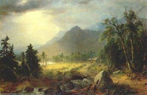 The First Harvest In The Wilderness — Asher Brown Durand