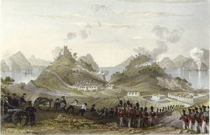 Attack And Capture Of Chuenpee — Thomas Allom